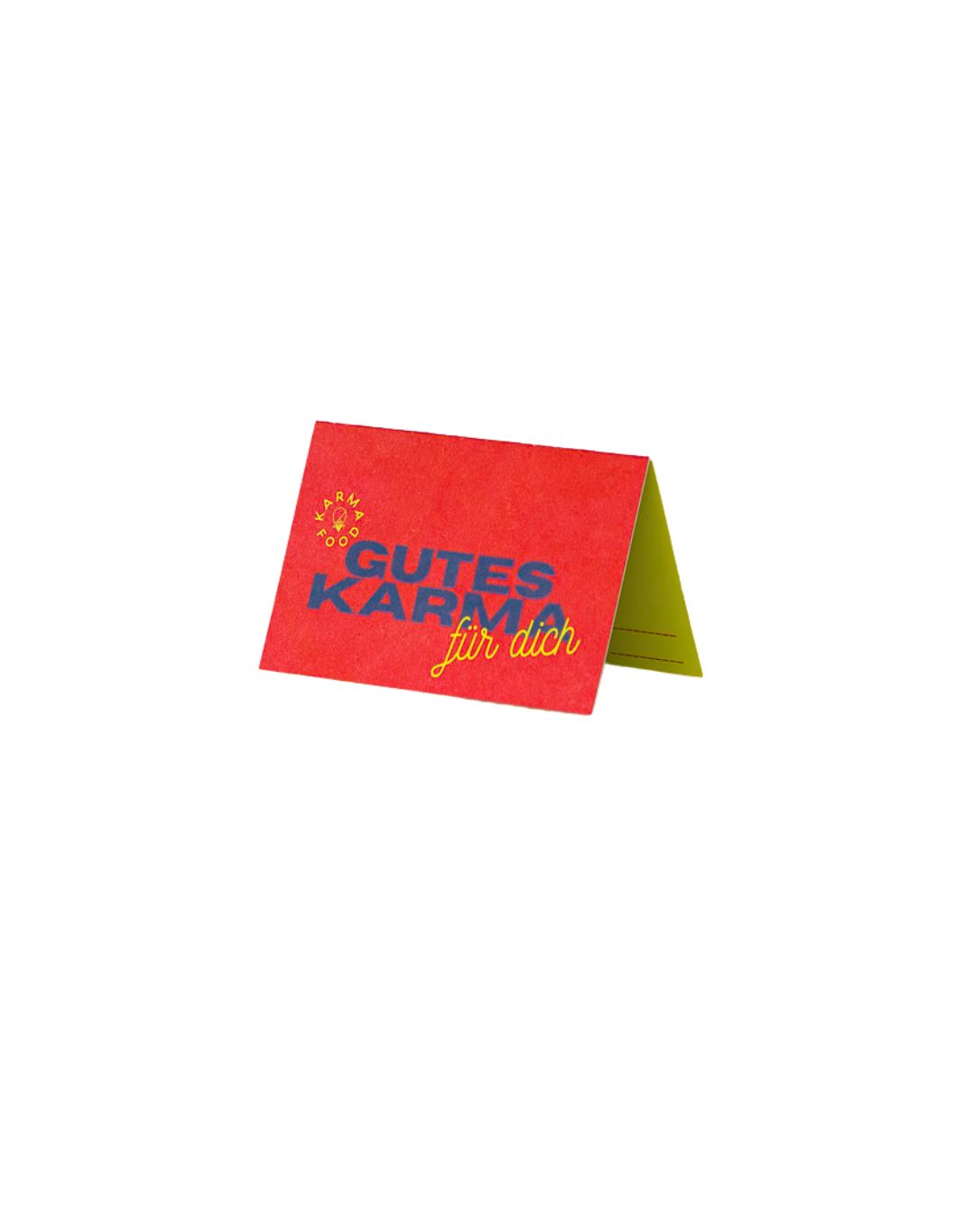 Gutes Karma für dich Geschenkvoucher von Karma Food 